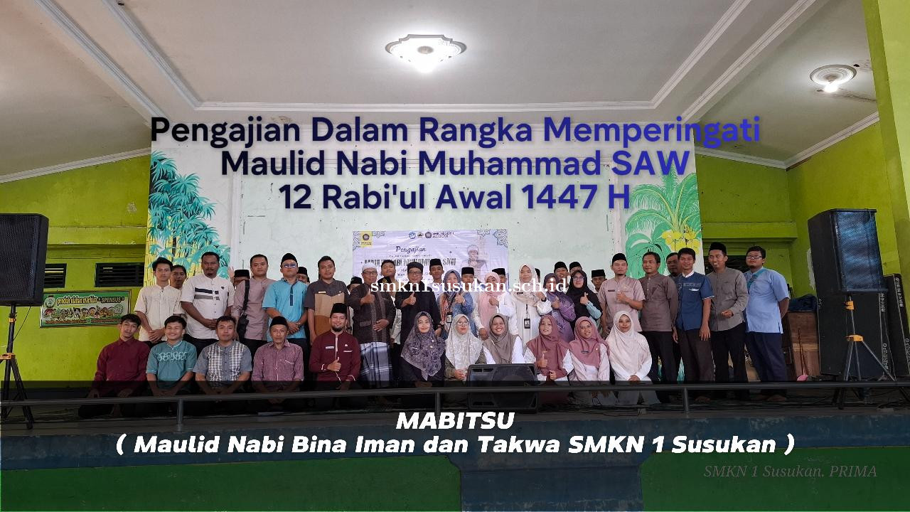 SMK Negeri 1 Susukan Peringati Maulid Nabi Muhammad SAW 1447 H